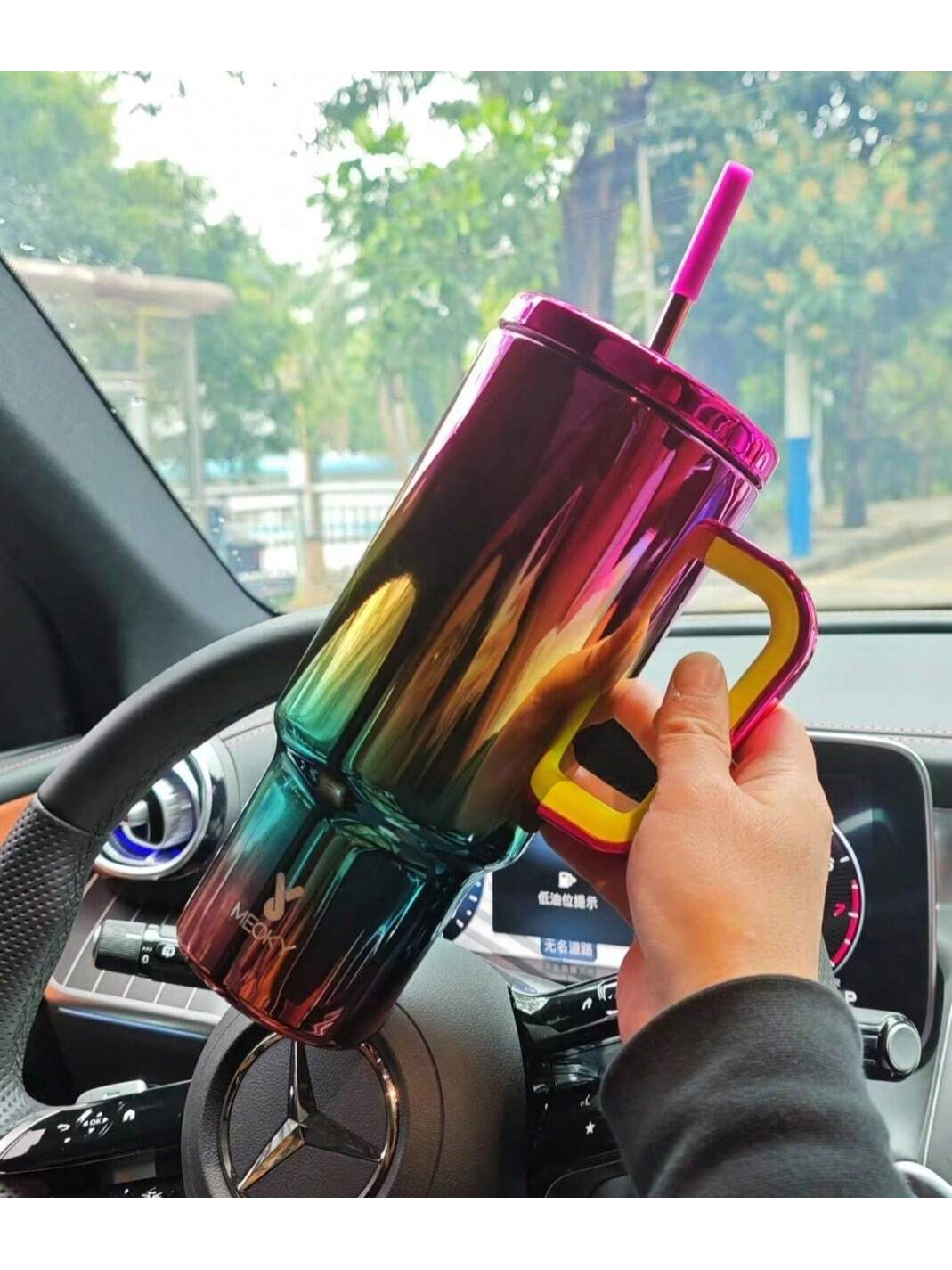 Meoky 40oz Stainless Steel Bottle