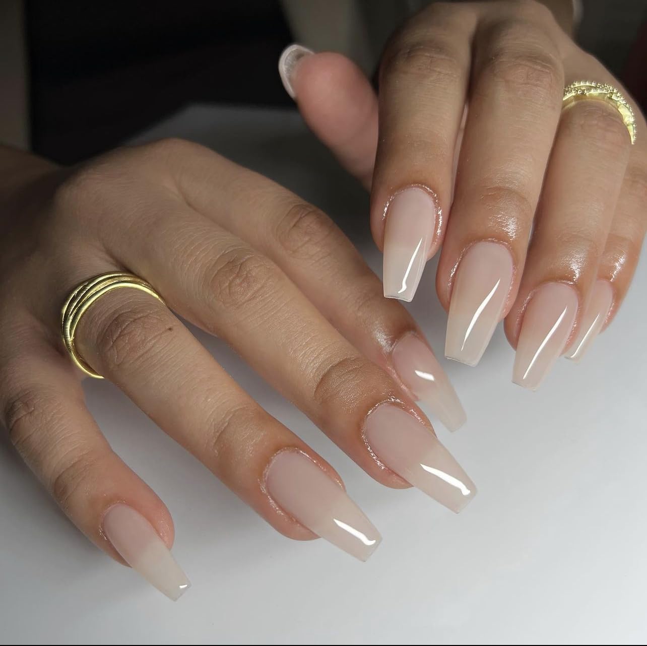 DND Gel Polish Set, Sheer Collection, UV/LED Gel Polish and Air Dry Nail Lacquer, Matching Chip-Free Polish Duo, 867 Perfect Nude, 0.5 Fl Oz