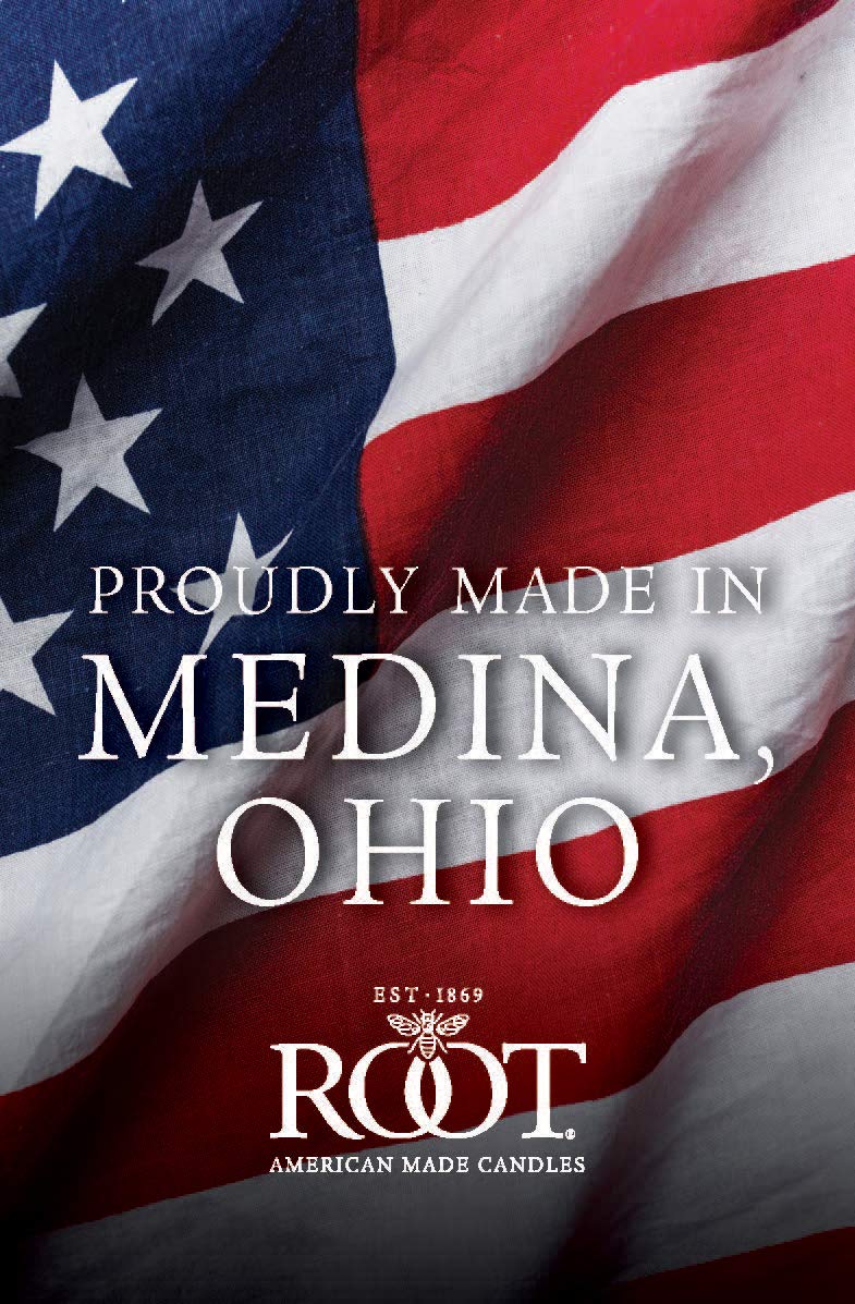 Root Candles Holiday Scented Candles Honeycomb Glass Premium 3-Wick Handcrafted Beeswax Blend Candle, 12-Ounce, Peppermint Bark