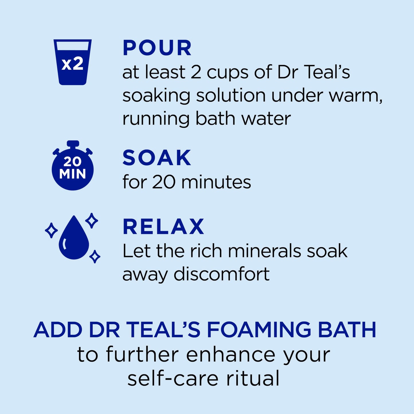 Dr Teal's Pure Epsom Salt, Lavender, Eucalyptus & Wellness Trio Bundle, 3 lbs (Pack of 3)
