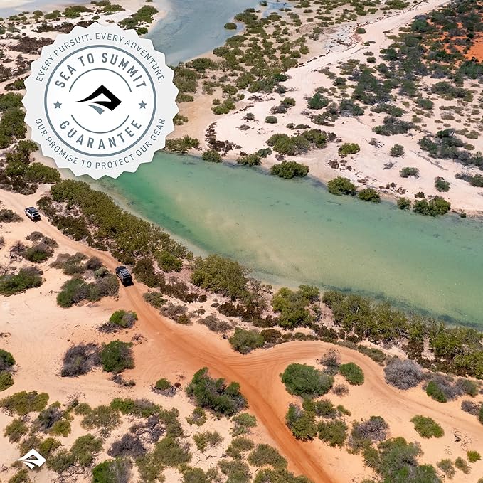 Sea to Summit eVac Dry Bag, Roll-Top Compression Sack, 35 Liter, Beluga Black