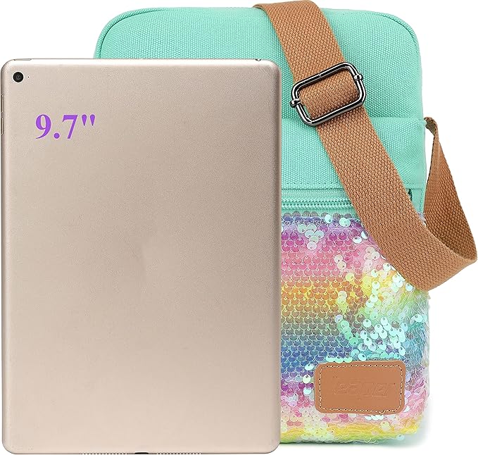 Leaper Girls Crossbody Purses for Kids 2 PCS Cross Body Bag Women Messenger Bag Girls Canvas Bag Cross Body Purse Set