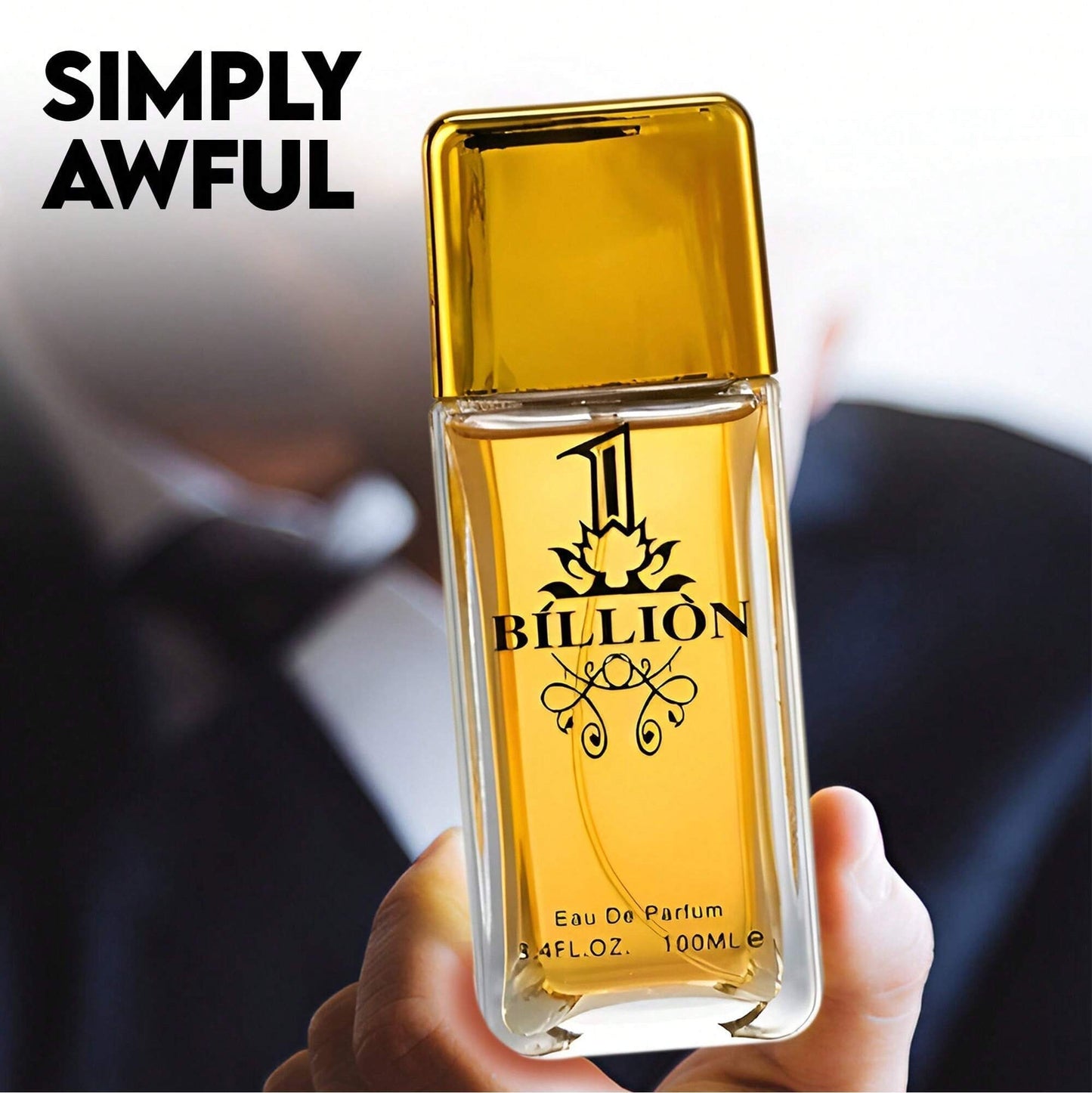 1 Billion- Eau De Perfume for men 3.4 Oz