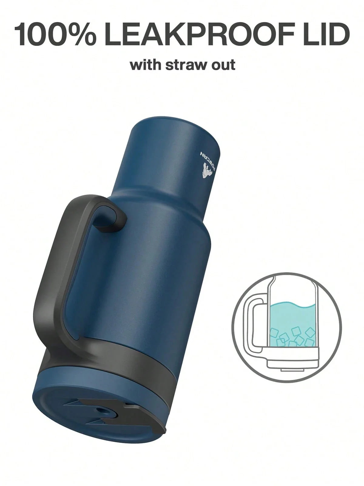 Meoky 40oz Insulated Handle Tumbler