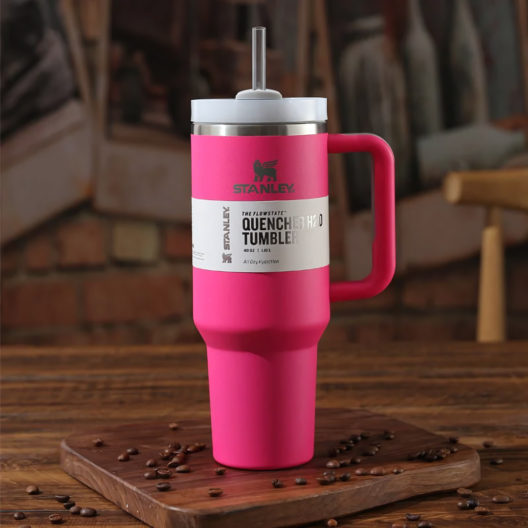 Stanley Pink Quencher Tumbler 40oz