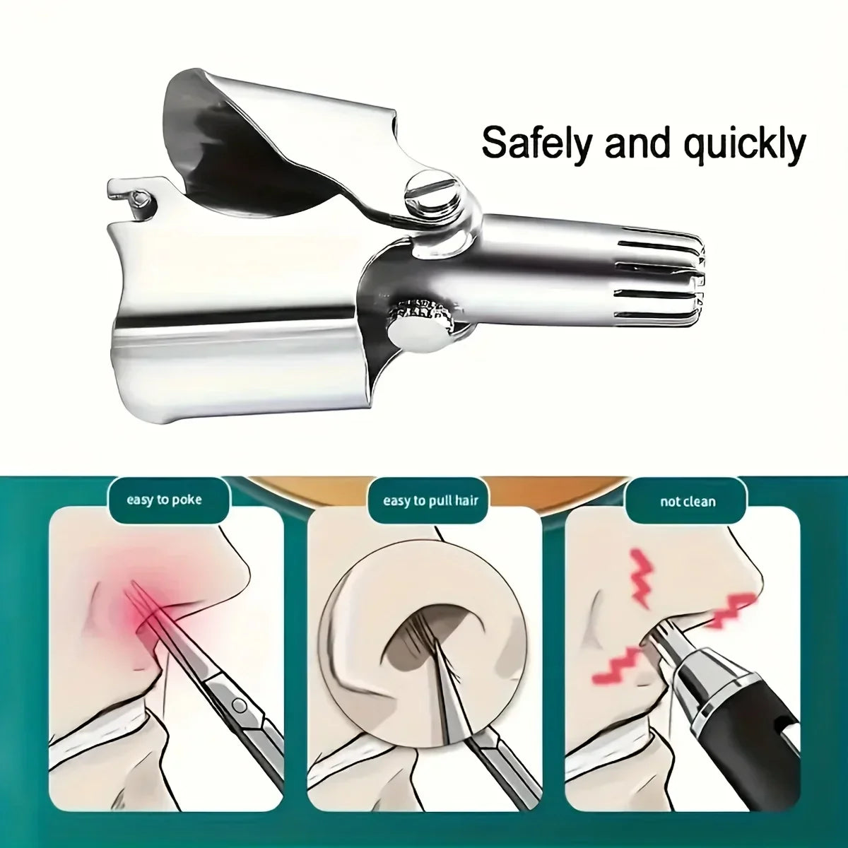 LISI Manual Nose Hair Trimmer