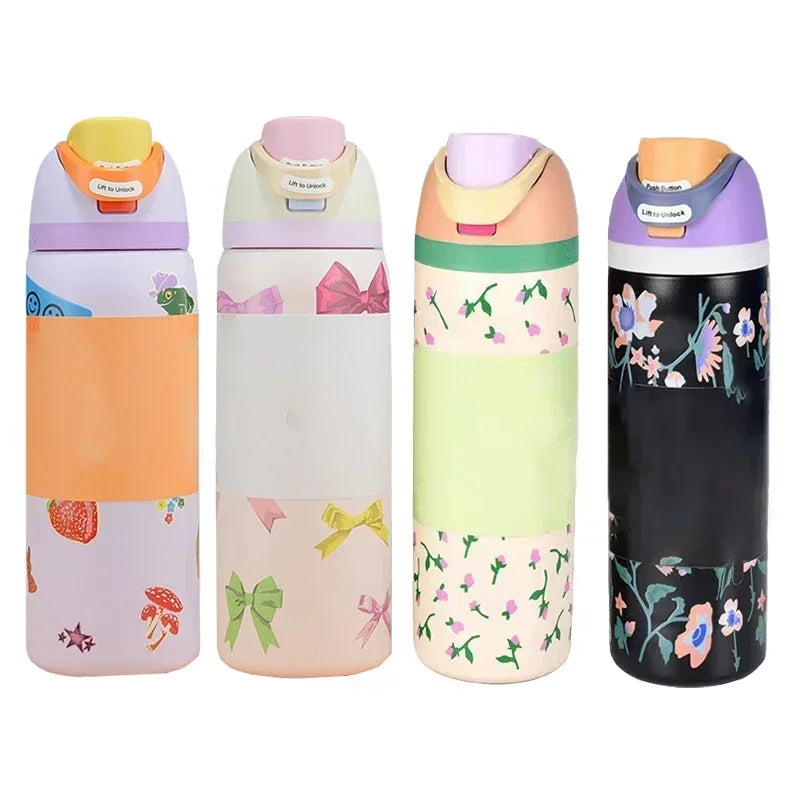 Owala BPA-Free insulated Straw Water Bottle - Pillow Fight