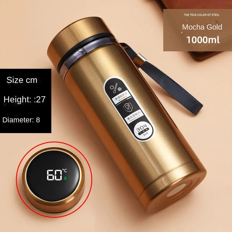 LED Display Stainless Steel Thermos