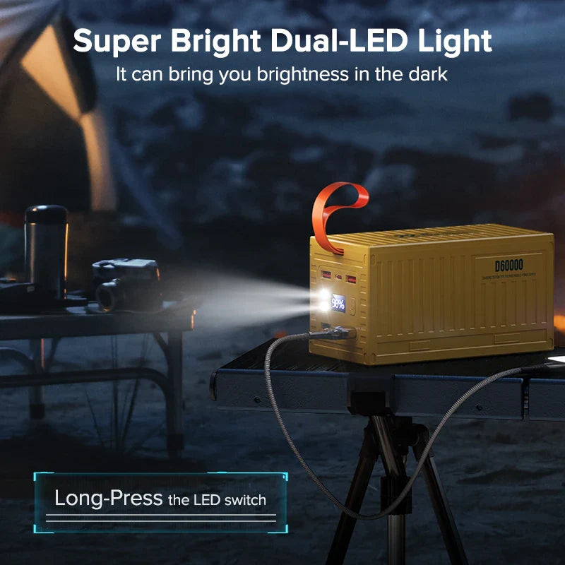 QOOVI 60000mAh Fast Power Bank