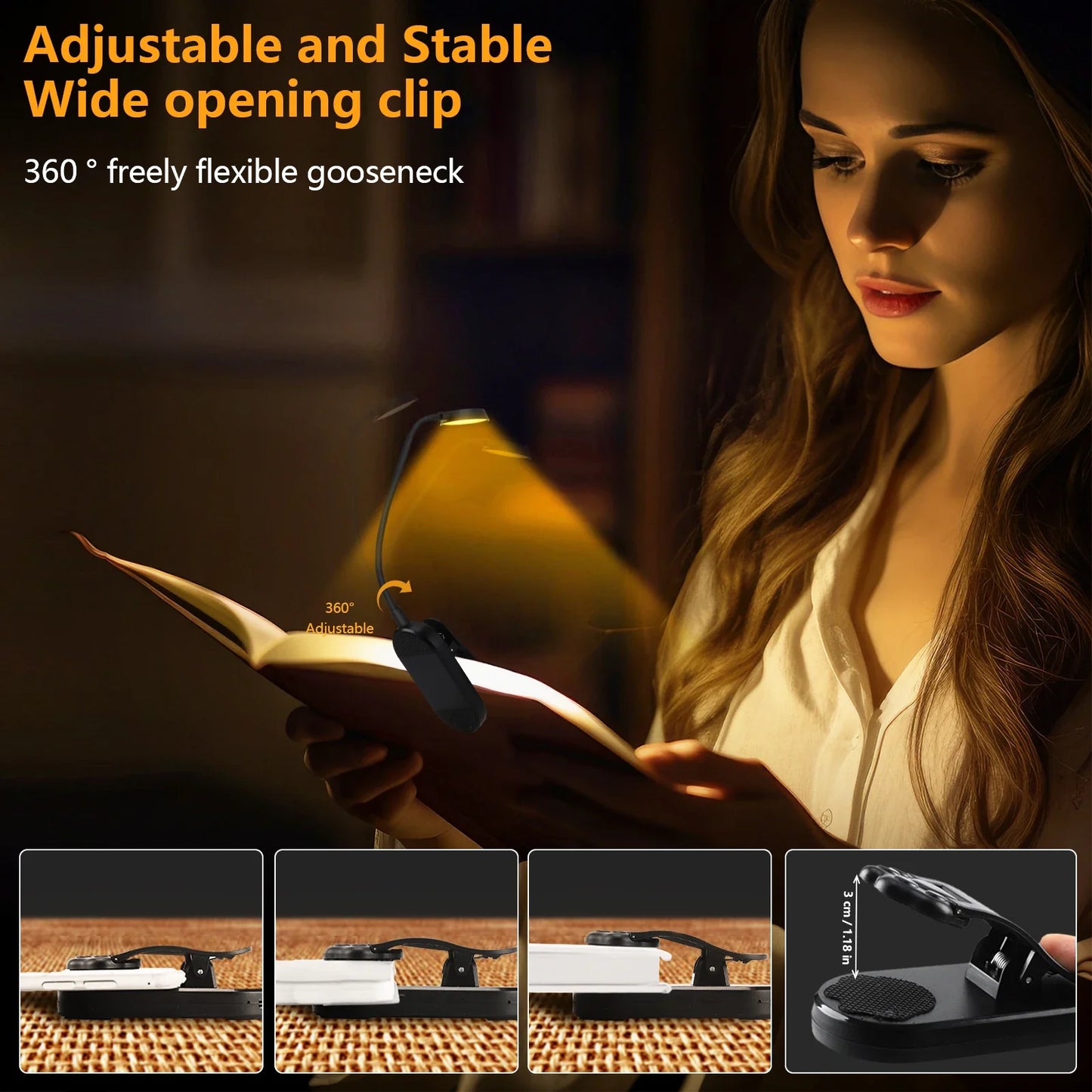 Wireless Foldable LED Desk Lamp