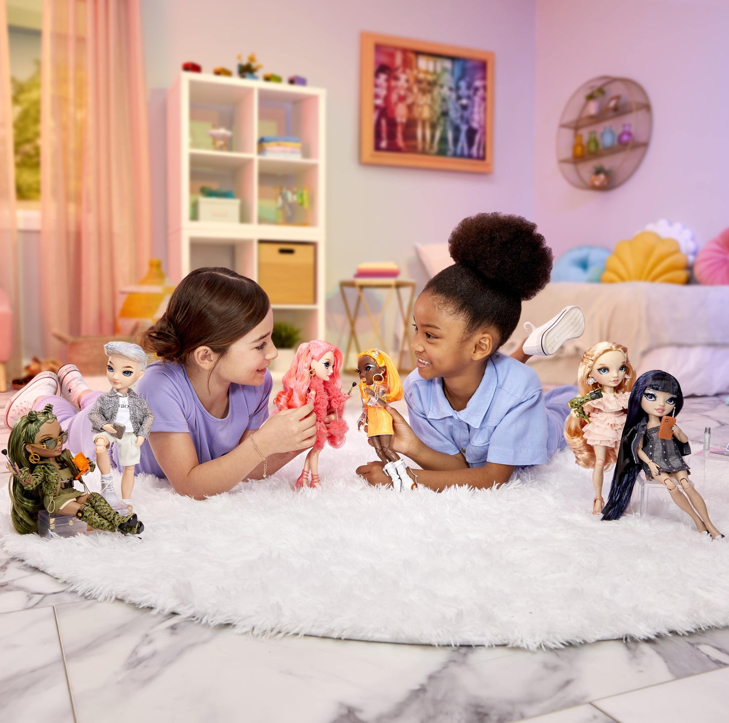 Aidan- Purple Boy Fashion Doll. Fashionable Outfit & 10+ Colorful Play Accessories. Great Gift for Kids 4-12 Years Old and Collectors.