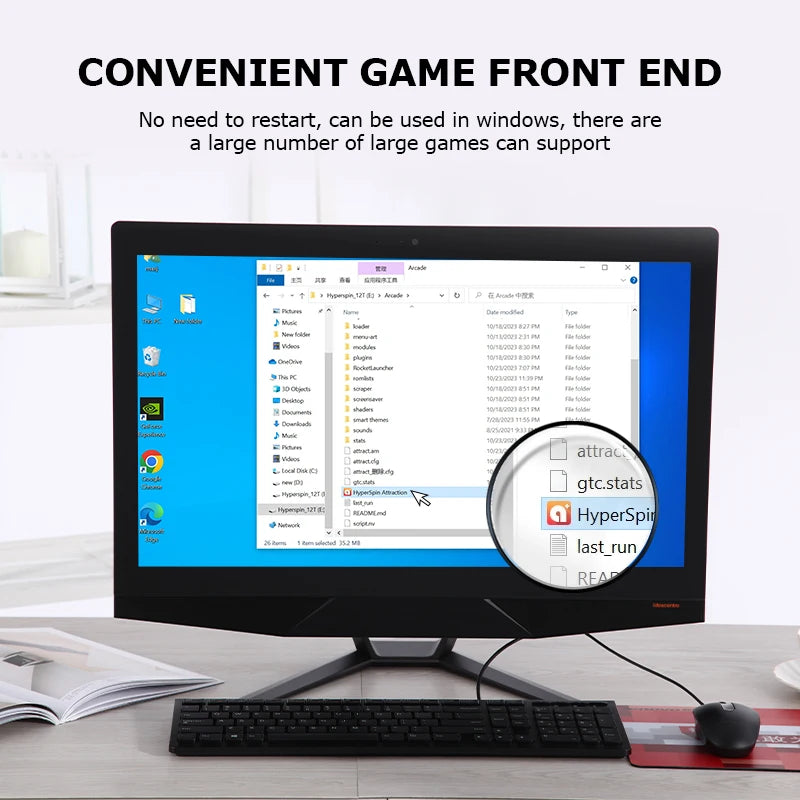 New Hyperspin HDD with 100000+ Retro Games for Ps4/Ps3/Ps2/Wii/Wiiu/Ss/N64 Portable Game Hard Drive Disk for Win 7/8/10