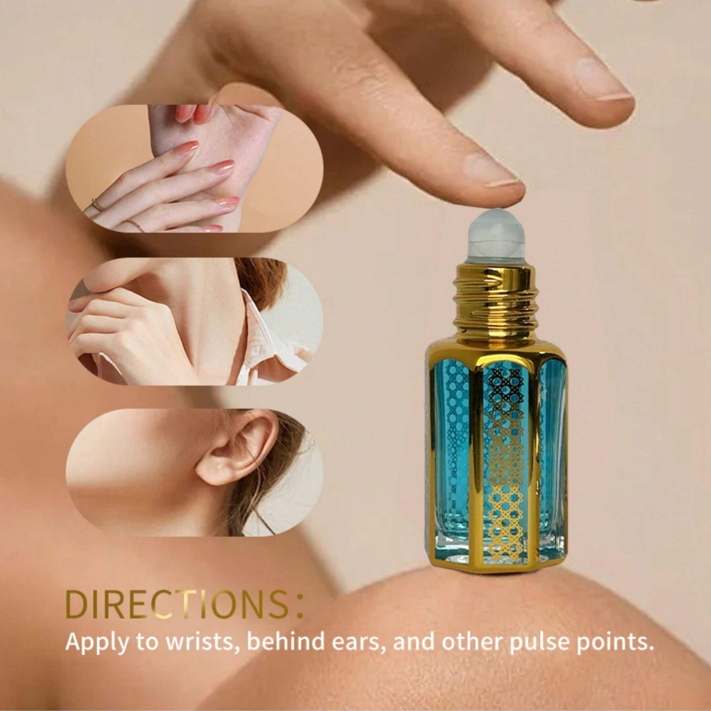 Men Perfume oil – Sandalwood & Musk - 0.33 OZ