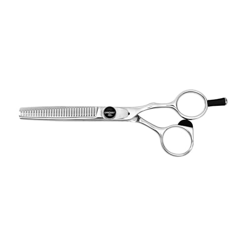 Cricket S1 Pro Series T30 Thinning Shears Professional Stylist Barber Hair Cutting Scissors, Convex Edge, Swedish Steel
