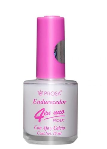 Esmalte Endurecedor de Uñas Prosa 4 en uno, Nail Hardener, 0.5 fl oz