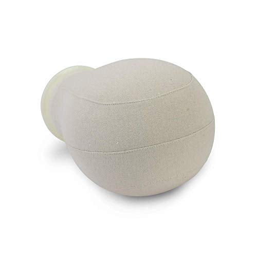 EERYA Canvas Block Head 22.5 Inch Wig Head Set for Making & Displaying with Stand