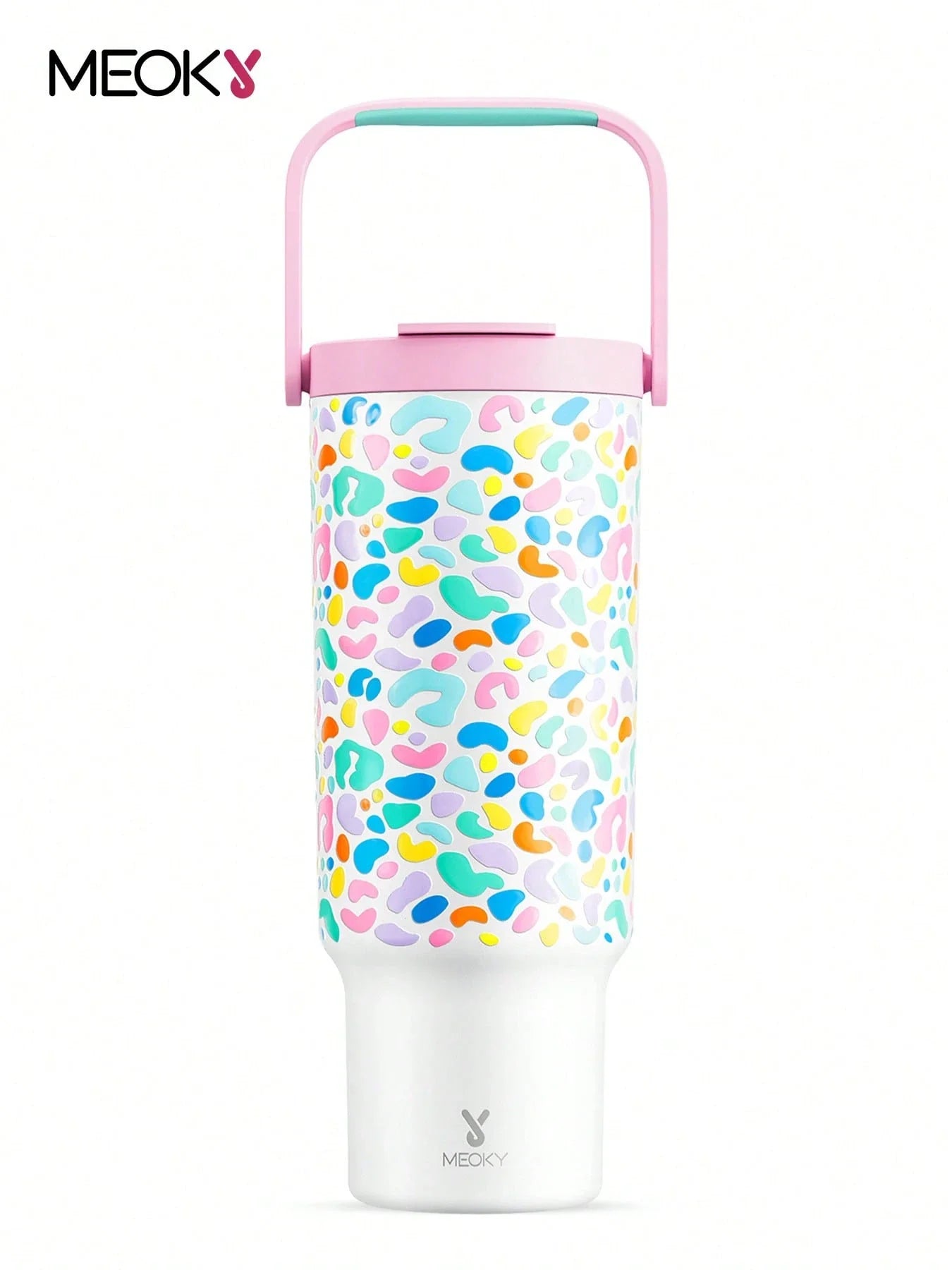 Meoky 40oz Insulated Handle Cup