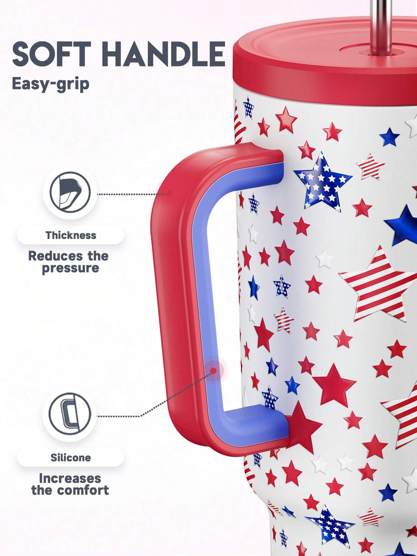 Meoky 40oz Insulated Travel Tumbler