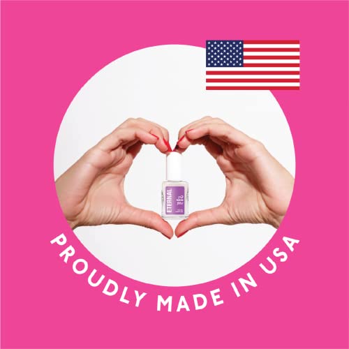 Eternal Ridge Filler Base Coat Nail Polish– 13.5 mL Clear Nail Primer Treatment - Ridge Filling Base Coat Strengthener for Nail Strength & Repair of Hard, Thin, Dry & Ridged Fingernails - 1 Unit