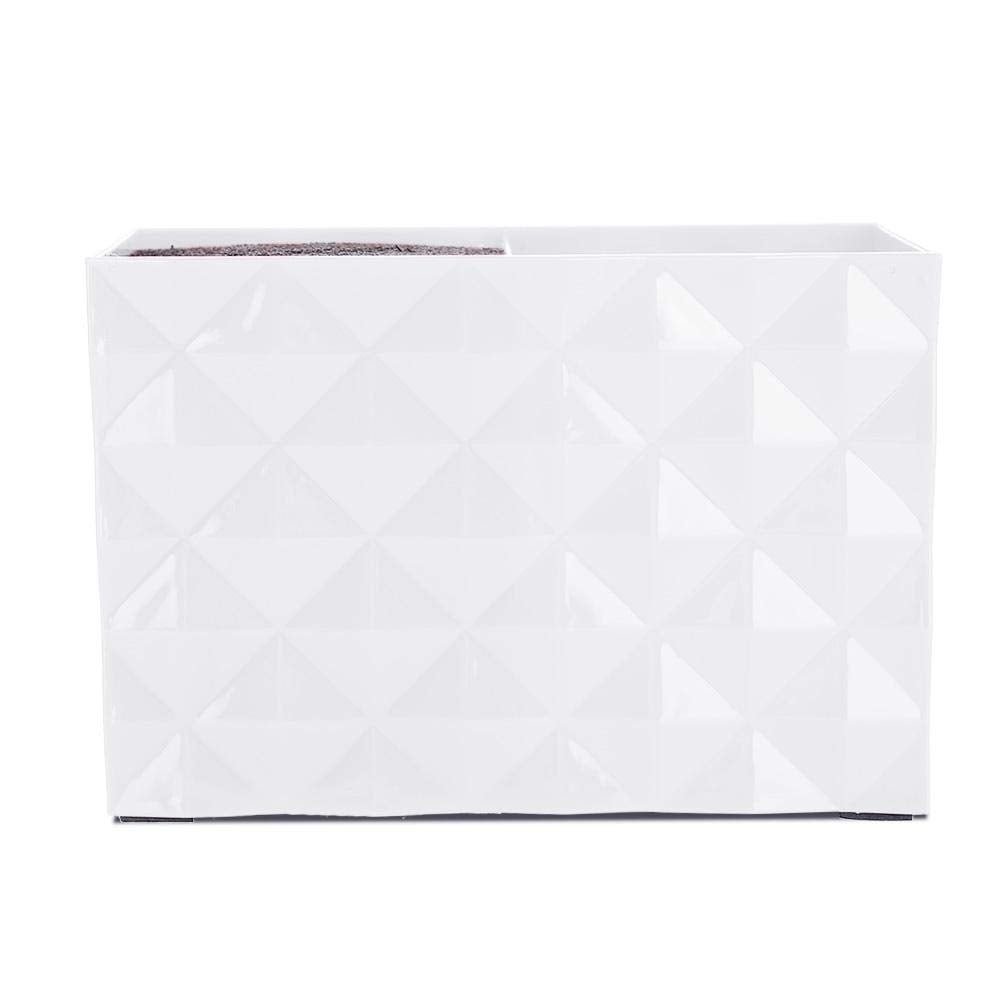 Double Case Professional Salon Stylish Hairdresser Scissor Combs Clips Storage Case Hairdressing Tools Accessories Holder Rack Shears Rack for Pet Groomer (White)