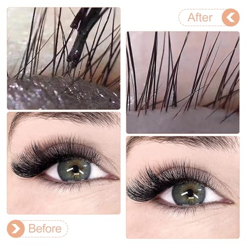 Eyelash Cleanser Concentrate 100ml Lavender Professional Lash Shampoo Foaming Cleanser DIY Paraben & Sulfate Free Non-lrritating Wash for Extensions Lashes with Salon Home Care-Makes 20 Bottles