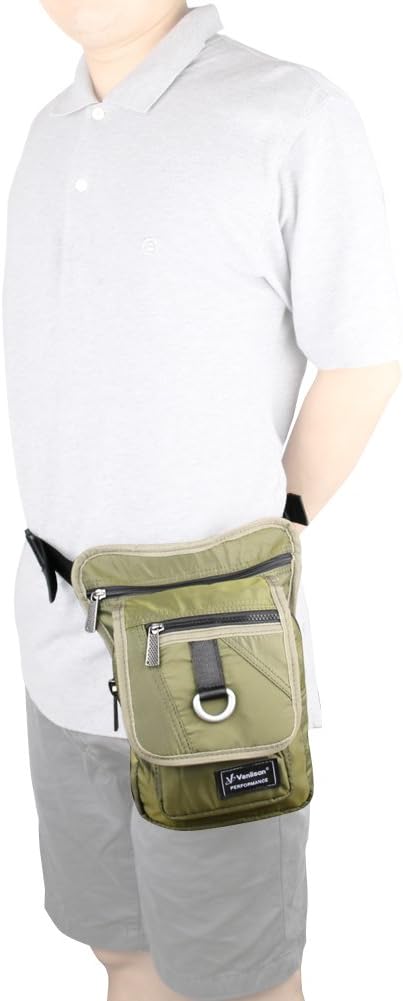 Waterproof Airsoft Tactical Drop Leg Pouch Bag Panel Motorcycle Bag