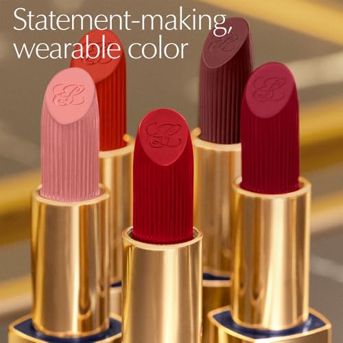 Estée Lauder Pure Color Long-Lasting Cream Lipstick with Cream Finish | Plumping & Nourishing, 672 Intoxicating