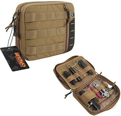 EXCELLENT ELITE SPANKER Molle Admin Pouch Tactical EDC EMT Utility Tool Pouch Medical Organizer Bag Modular Pouches Waist Pouch