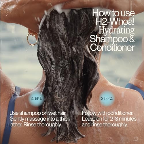 Eva NYC H2-Whoa Hydrating Conditioner, Inflused with Hyaluronic Acid and Voilet Rice Water, 8.8 fl oz