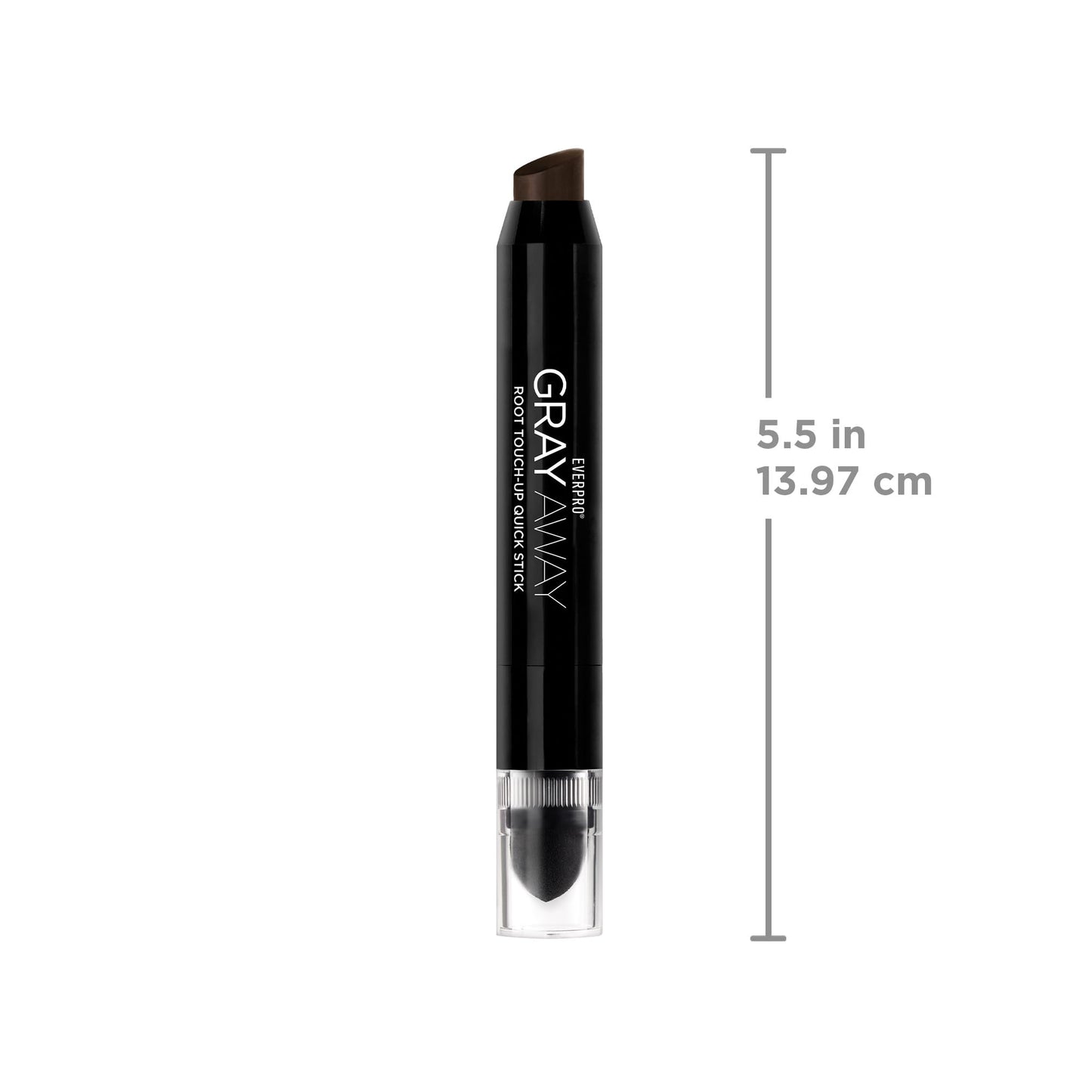 EVERPRO Gray Away Root Touchup Quick Stick, Black/Dark Brown, 0.1 Oz (Pack of 2)