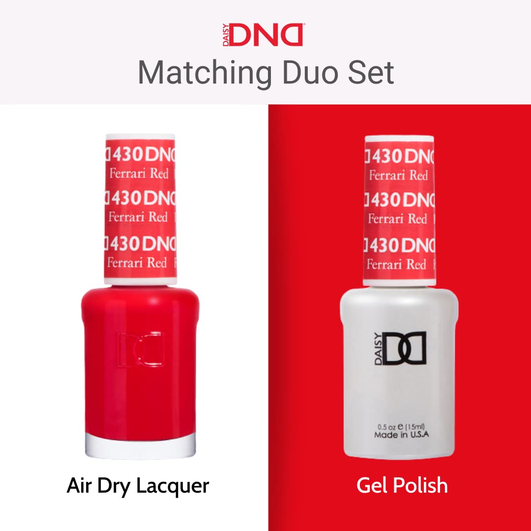 DND Gel Polish Set, Blue Collection, UV/LED Gel Polish and Air Dry Nail Lacquer, Matching Chip-Free Polish Duo, 791 Teal-in’ Fine, 0.5 Fl Oz