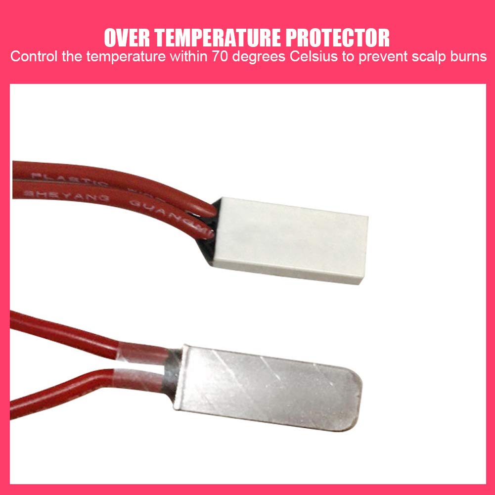 Electric Thermal Hair Hat, Steamer Heat Hat for Deep Conditioning Steam Home Use Heating Conditioner Women Heated Household Dryer Adjustable Hot Oil Haircare Care SPA with 3 Mode Temperature Control