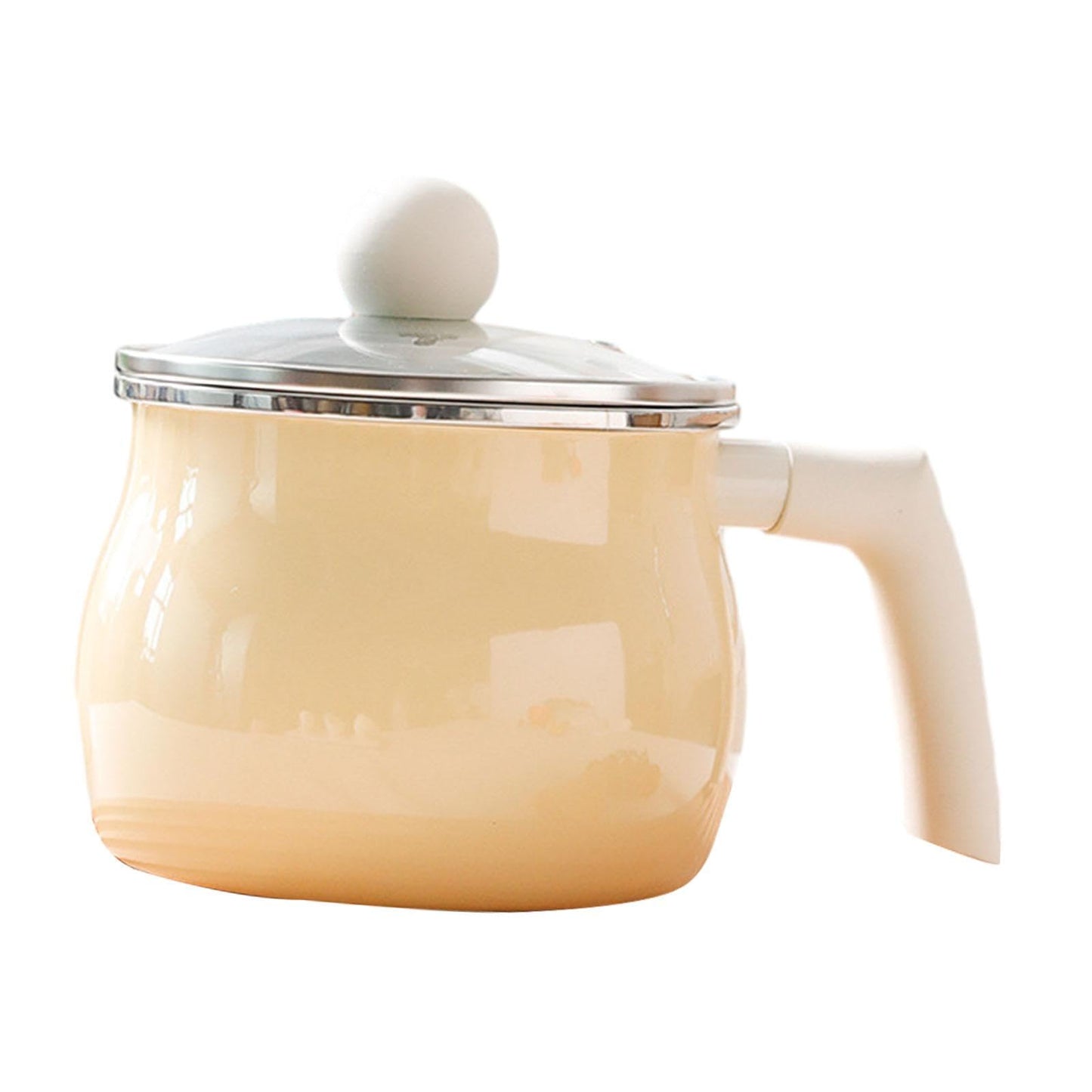 Llazsybz Saucepan Cooking Pot for Cooking Gifts Multifunctional Kitchenware Kitchen Supplies for Kitchen Dining Room Camping Party, Yellow