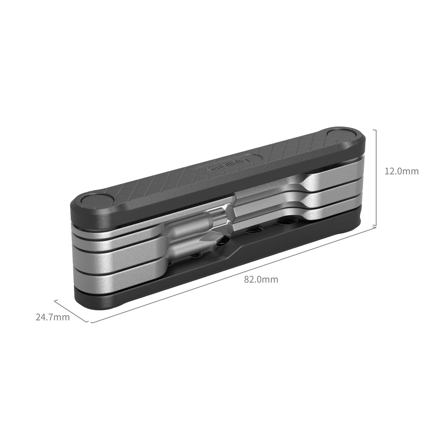 SMALLRIG Folding Tool Set with Screwdrivers and Hex Key Wrenches, Seven Functional Tools Included (Black) - 4681