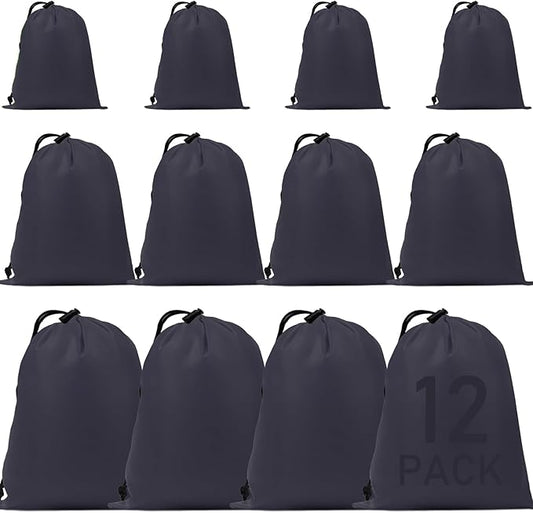 iMucci Upgrade Waterproof Drawstring Bag Sack Nylon Bag Ditty Bag for Gym Traveling, Hiking, Yoga, Shopping