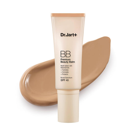Dr.Jart+ Premium BB Tinted Moisturizer with SPF 40 and Niacinamide | bb cream | Korean Skin Care, Medium-Tan, 1.35 Fl Oz