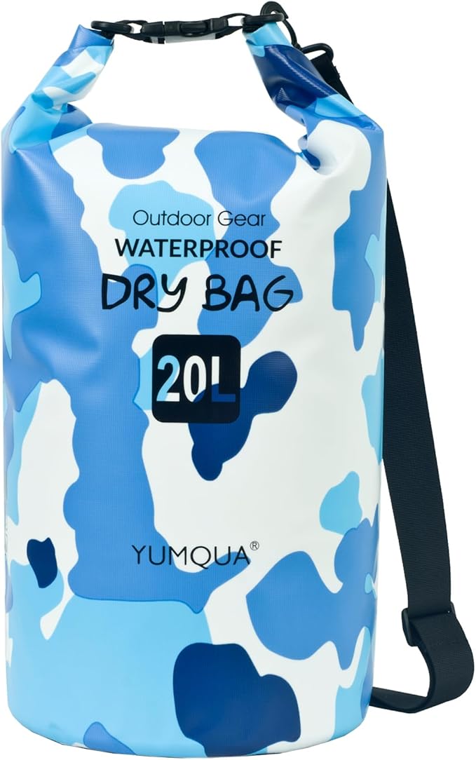 Waterproof Dry Bag Backpack 5L/10L/20L/30L/40L, Roll Top Floating Waterproof Storage Bags for Kayaking, Boating, Swimming, Hiking, Camping and Fishing