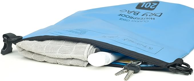 Waterproof Dry Bag Backpack 5L/10L/20L/30L/40L, Roll Top Floating Waterproof Storage Bags for Kayaking, Boating, Swimming, Hiking, Camping and Fishing