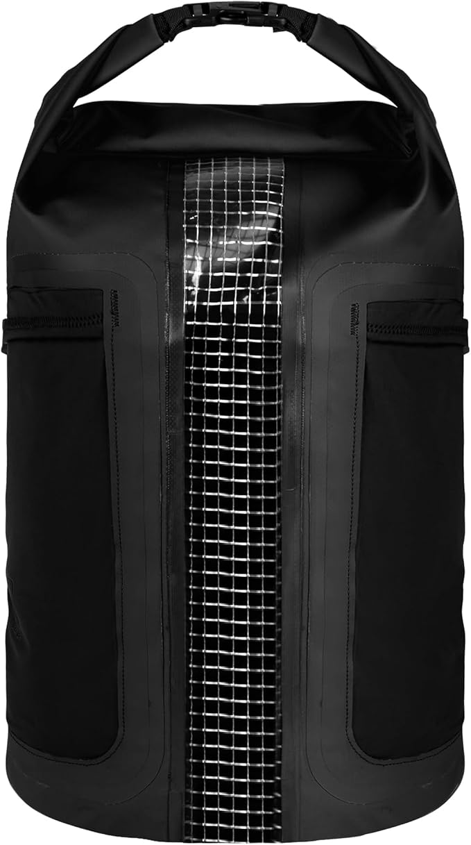 Waterproof Floating Dry Bag for Men Women - 25L Waterproof Backpack with Side Pockets - Roll Top Sack Keeps Gear Dry for Kayaking, Rafting, Boating, Swimming, Camping, Beach, Fishing