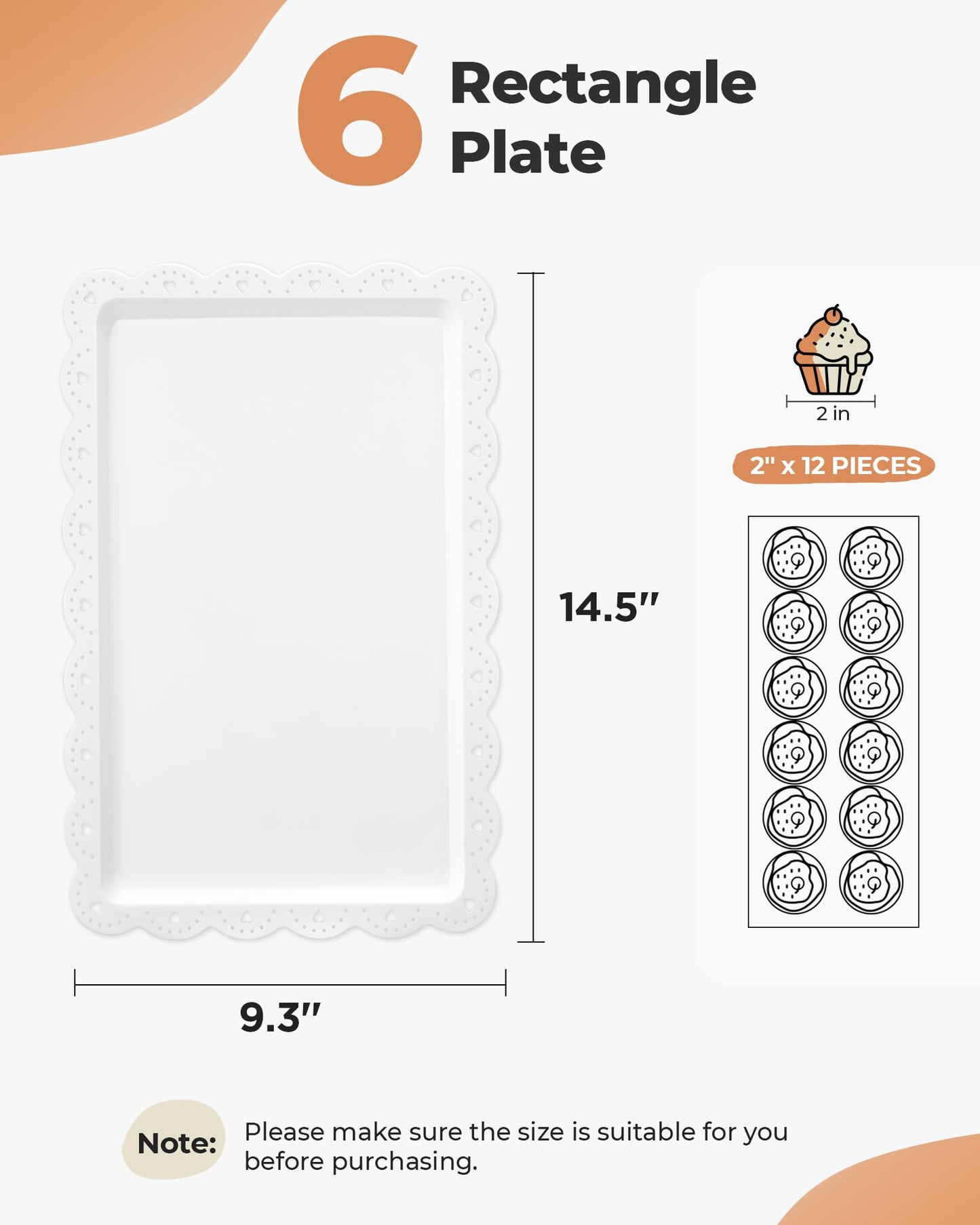 Kootek Dessert Cupcake Stand, 10pcs Dessert Table Display Set, 3 Tiered Cup Cake Holder Tower Stand& Cookie Serving Trays for Wedding, Tea Party, Birthday, Baby Shower