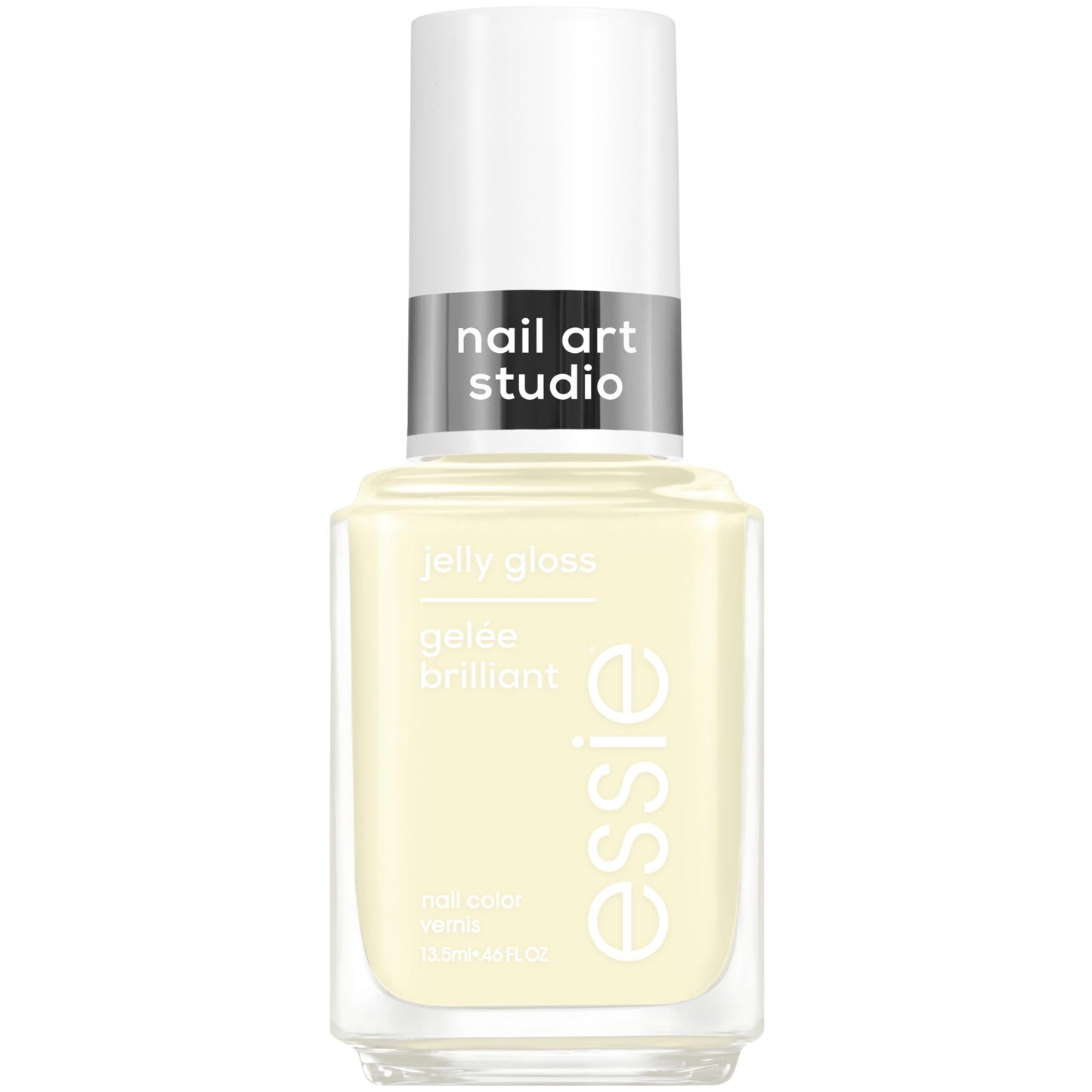 essie Nail Art Studio Jelly Gloss Polish, Vegan, Sheer Yellow Nail Polish, Buttercup Jelly, 0.46 Fl Oz
