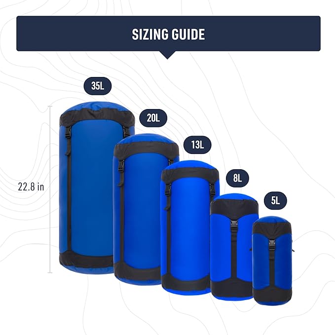 Sea to Summit Lightweight Compression Sack, Space-Saving Outdoor and Travel Storage