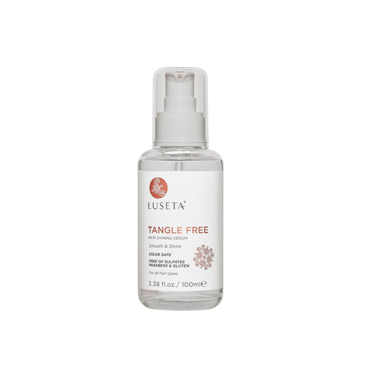 Luseta Tangle Free Routine Hair Serum Oil for Women and Men Detangling with Keratin and Argan Oil, Color Safe for Curly and Wavy Hair, Paraben & Gluten Free 3.38oz