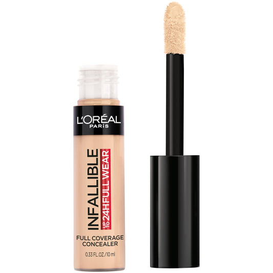 L'Oreal Paris Makeup Infallible Full Wear Waterproof Matte Concealer, Full Coverage, Bisque, 0.33 fl. oz.