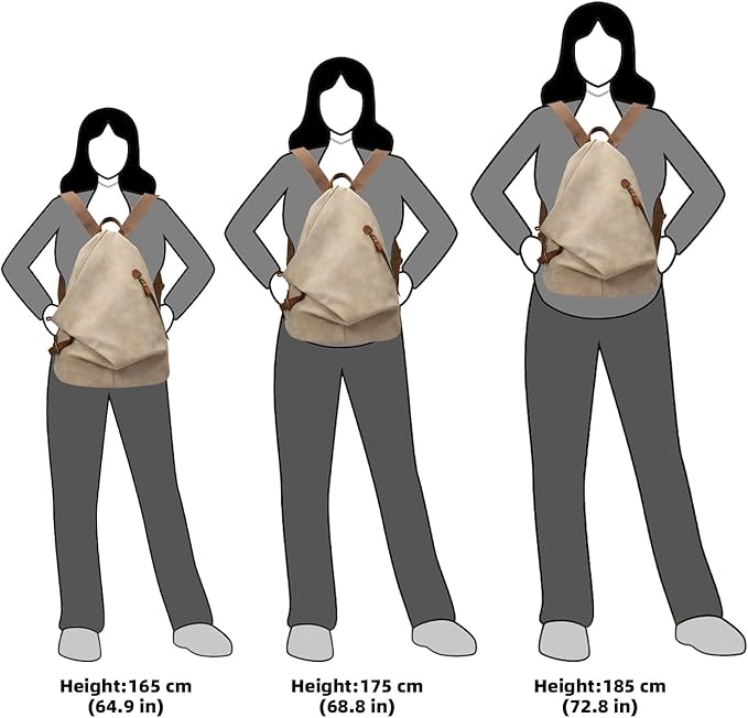 KL928 PU Leather Vintage Backpack – Large Casual Daypack Outdoor Travel Rucksack Hiking Backpacks for Men Women