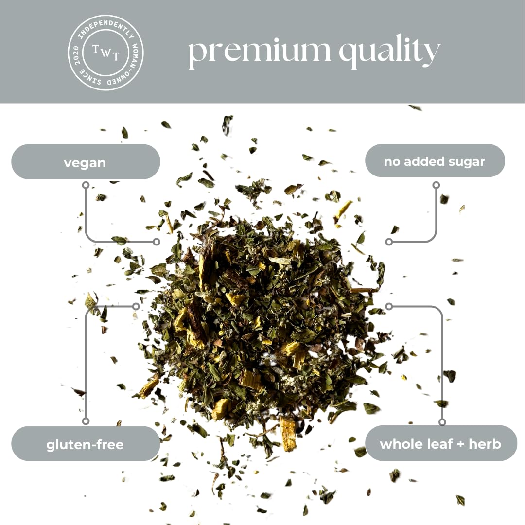 Tea with Tae Tea Bento Box Luxury Tea Gift Box for all occasions - 6 Premium Blends, 30 Biodegradable, Plastic-Free Pyramid Bags (90 Cups) - Eco-Friendly Gift