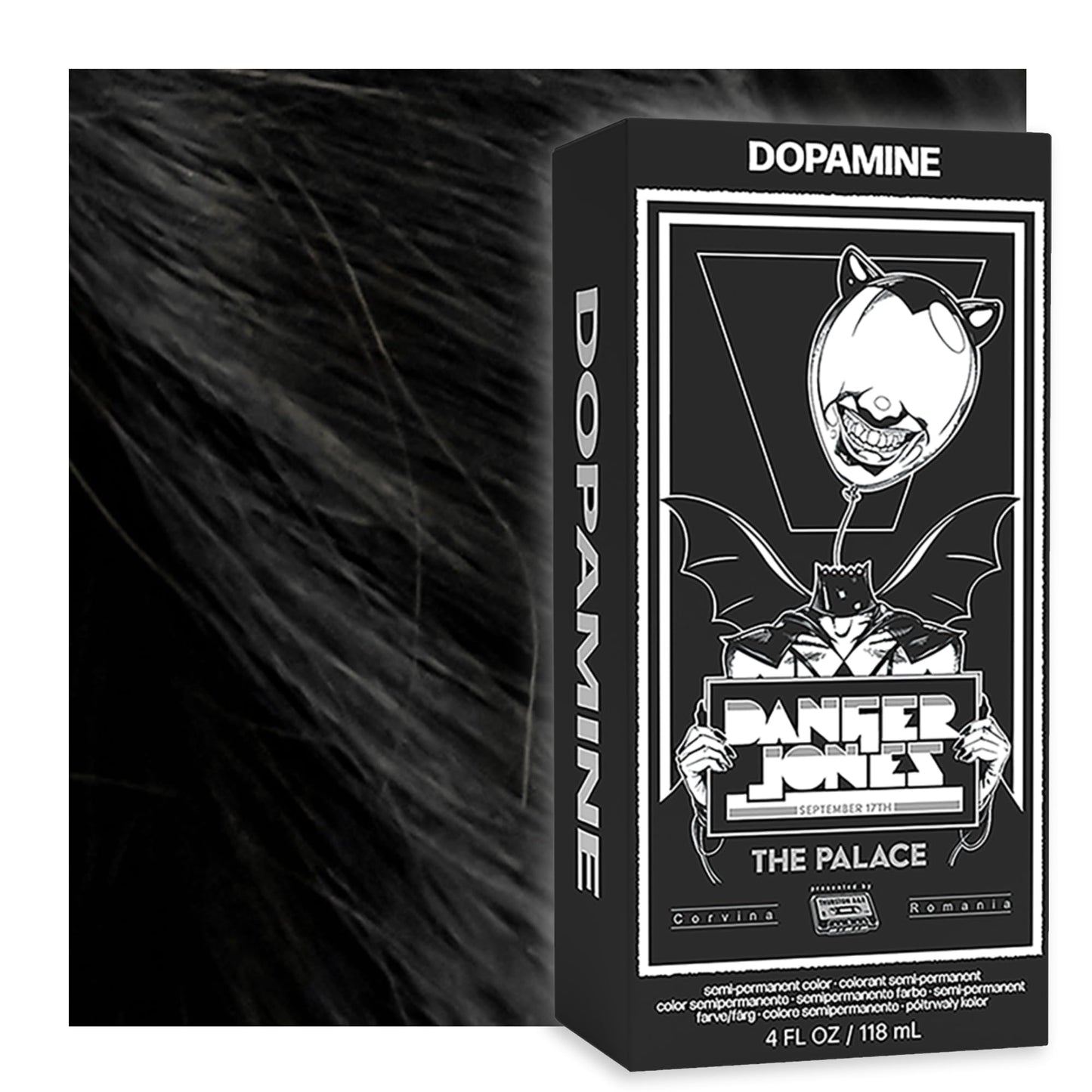 Danger Jones Semi-Permanent Hair Color (Dopamine - Black)