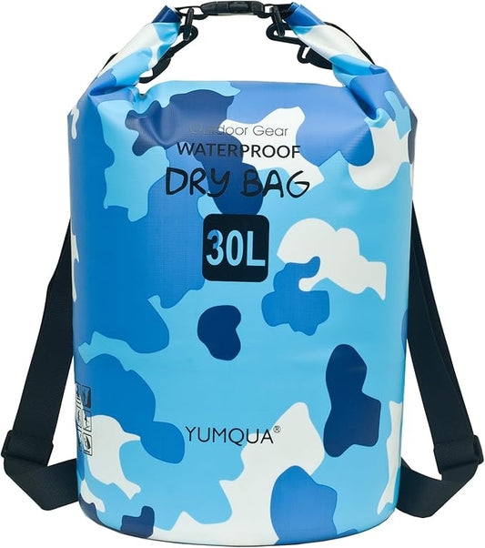 Waterproof Dry Bag Backpack 5L/10L/20L/30L/40L, Roll Top Floating Waterproof Storage Bags for Kayaking, Boating, Swimming, Hiking, Camping and Fishing
