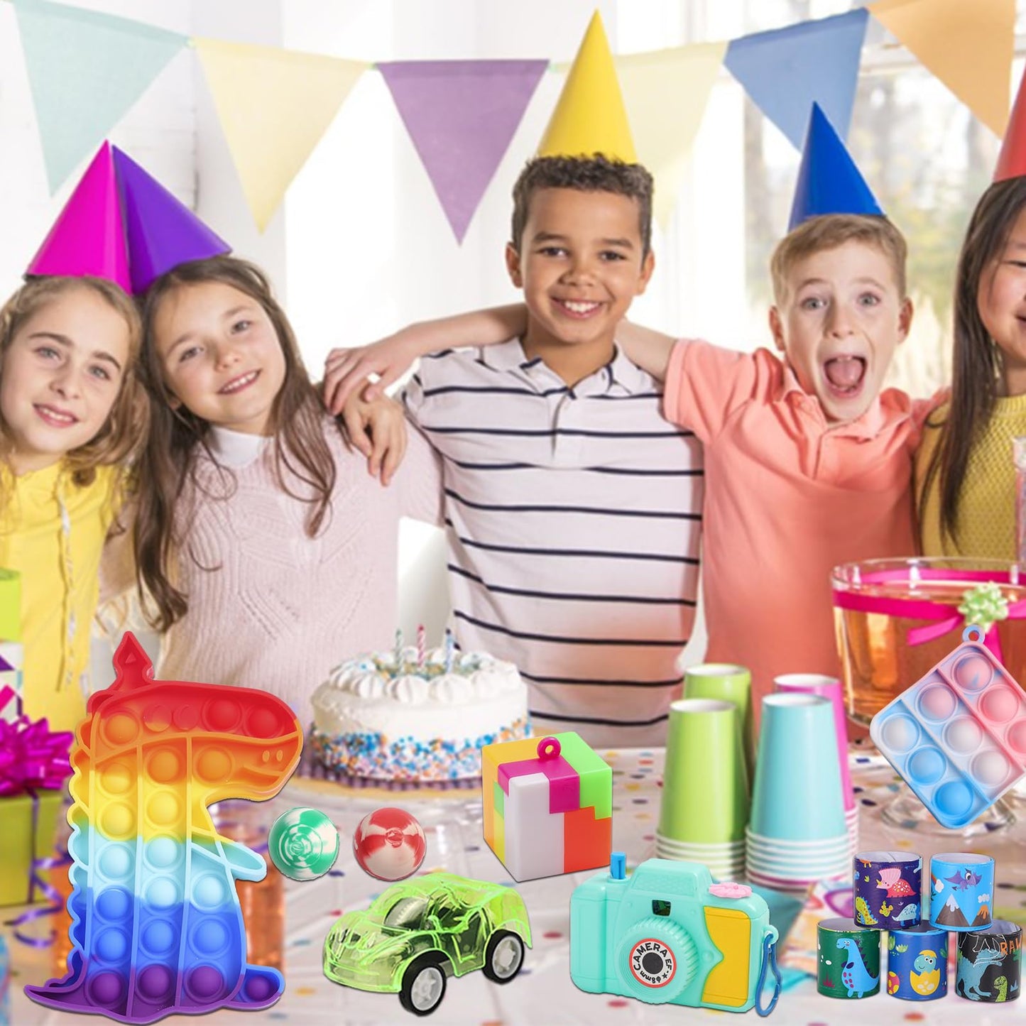 1000Pcs Party Favors for Kids, Fidget Toys Bulk, Birthday Gift Toys, Fidgets Stocking Stuffers, Treasure Box Birthday Party, Goodie Bag Stuffers, Carnival Prizes, Pinata Stuffers, Classroom Prizes