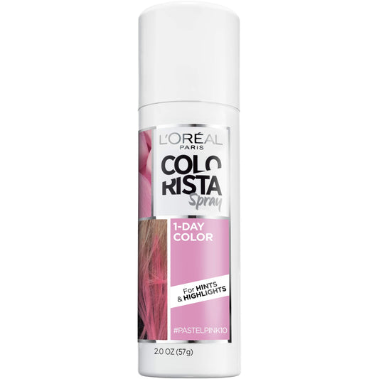 L’Oréal Paris Hair Color Colorista 1-Day Spray, Pastelpink, 2 Ounce